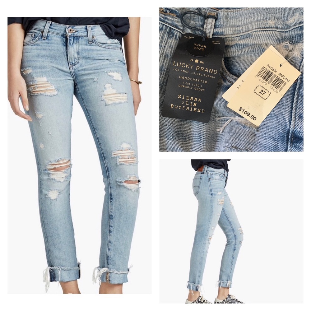 NWT Lucky Brand Distressed Jeans